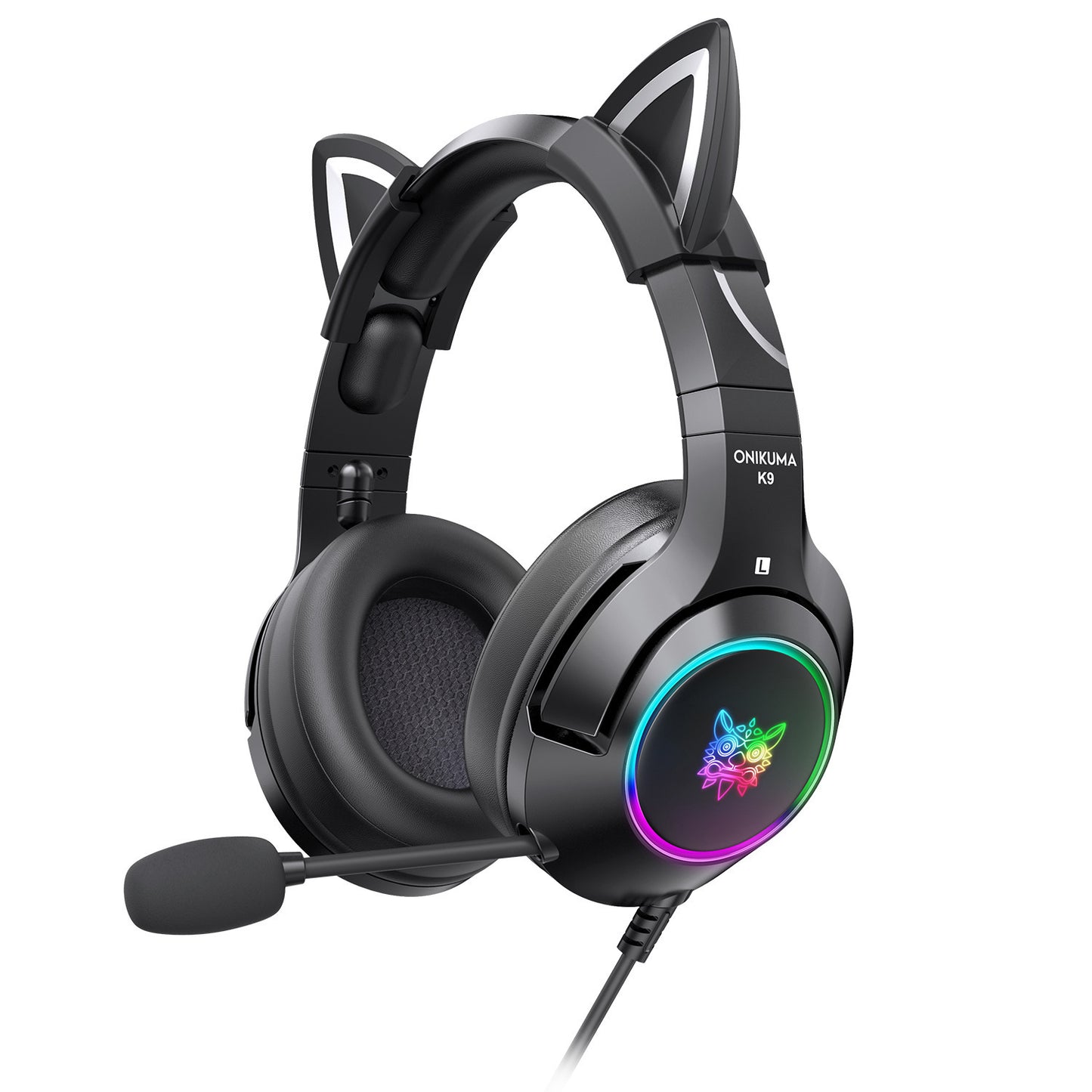 Cute Kitty Gaming Headset Fun Eye-catching Design