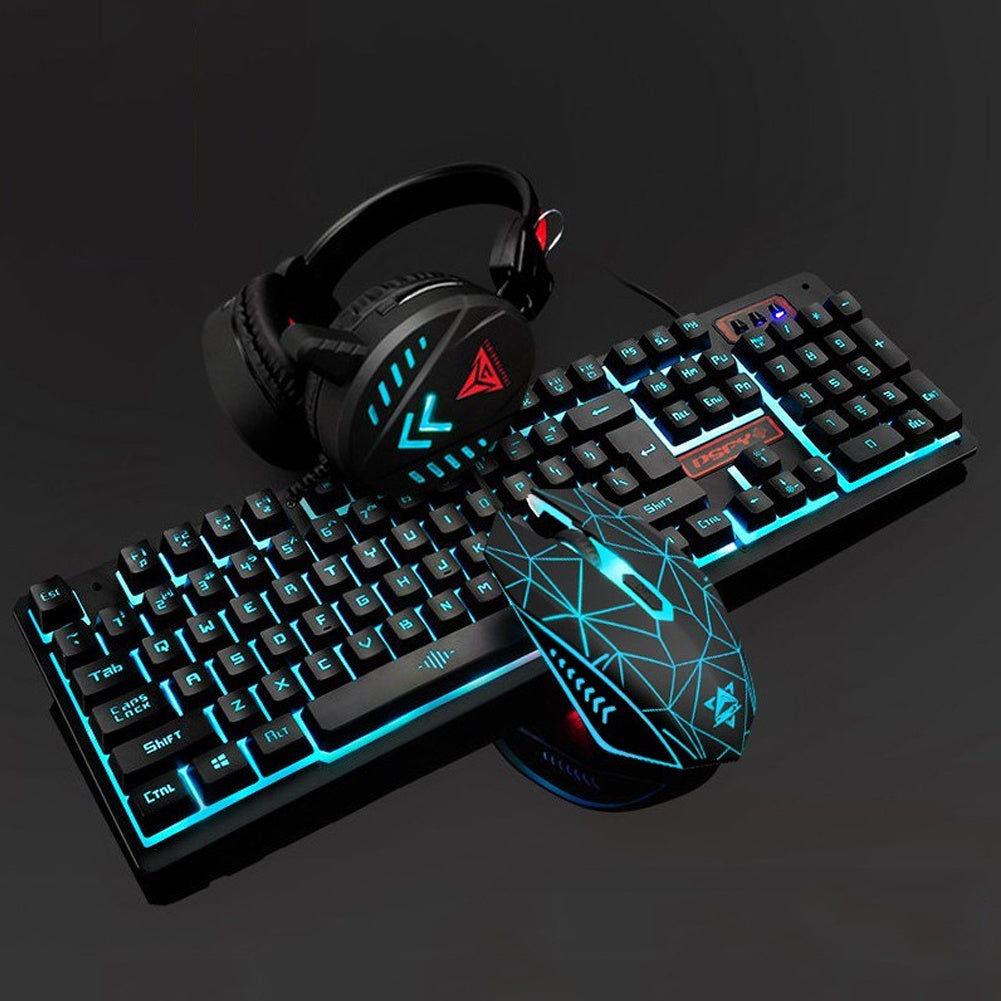 K59 Luminous Gaming Mouse, Keyboard and Headset - TheLoot.Store