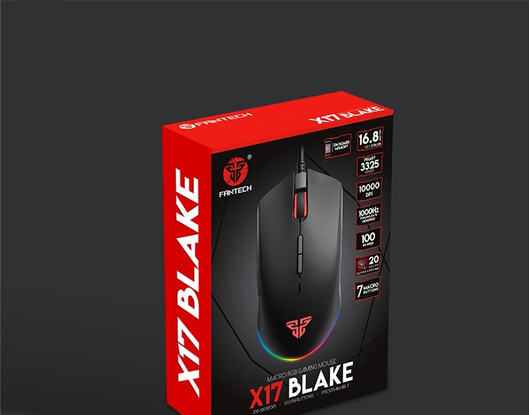 FANTECH X17 Blake 10000 DPI Wired Gaming Mouse - TheLoot.Store