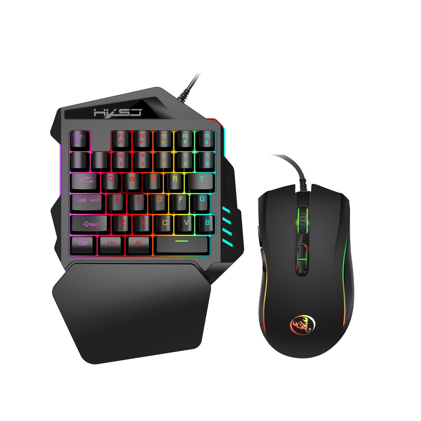 One-Handed Gaming Keyboard Set - TheLoot.Store