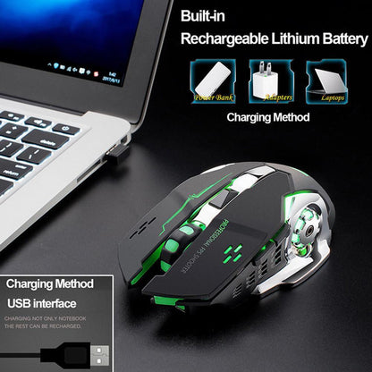 X8 Wireless USB Charging Gaming Mouse - TheLoot.Store