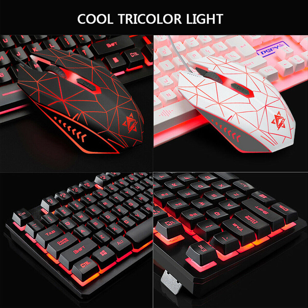 K59 Luminous Gaming Mouse, Keyboard and Headset - TheLoot.Store