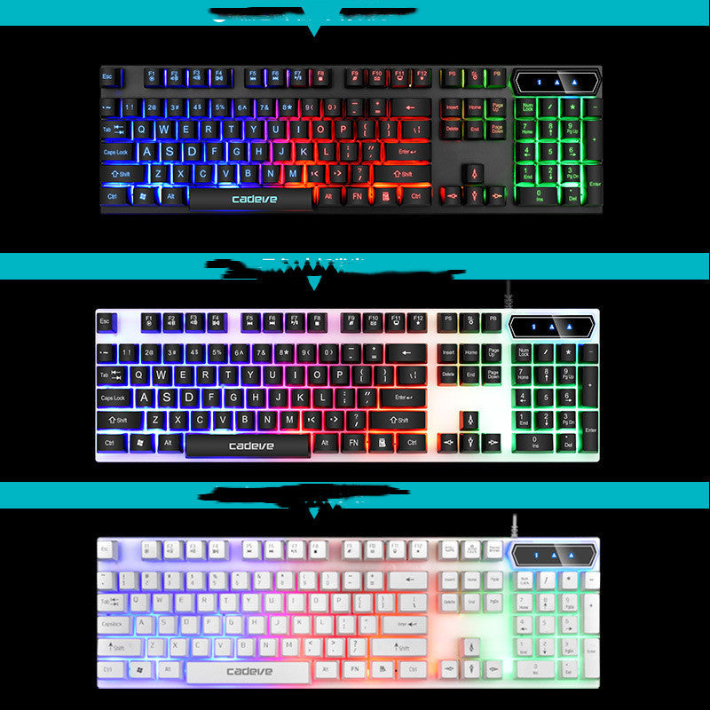 Colorful Backlit Gaming Usb Wired Gaming Keyboard - TheLoot.Store