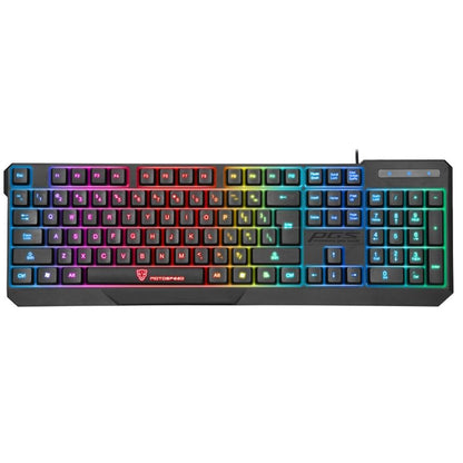 K70 Waterproof Colorful LED Illuminated Backlit USB Wired Gaming Keyboard - TheLoot.Store