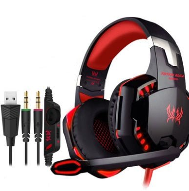 Wired Gaming Headset Surround Sound Deep Bass Stereo Casque Earphones