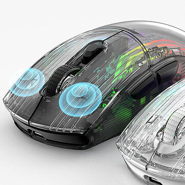 Attack Shark X2 PRO RGB Transparent Shell Gaming Mouse