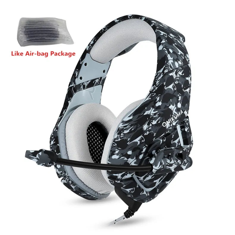 Onikuma Camouflage Gaming Headphones