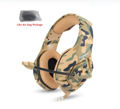 Onikuma Camouflage Gaming Headphones