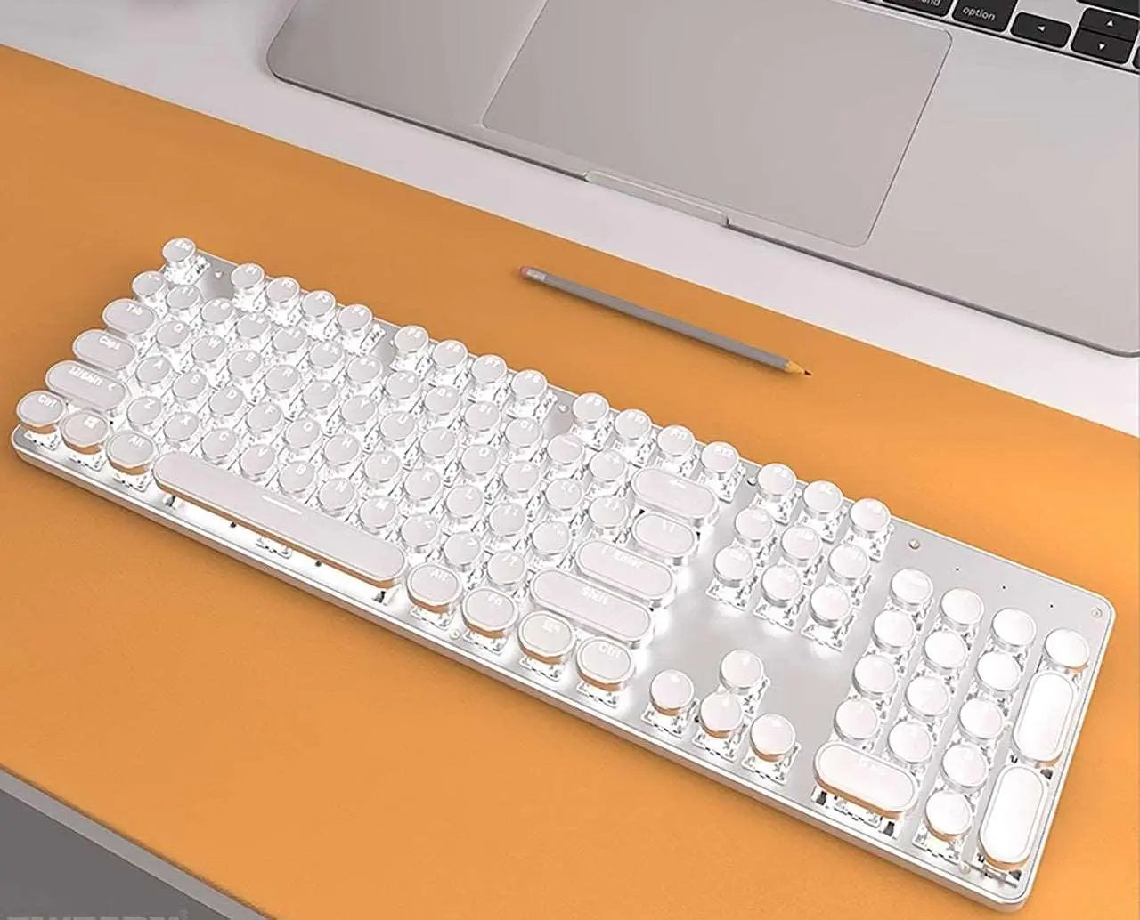 Retro Typewriter Bluetooth Keyboard & Mouse 2