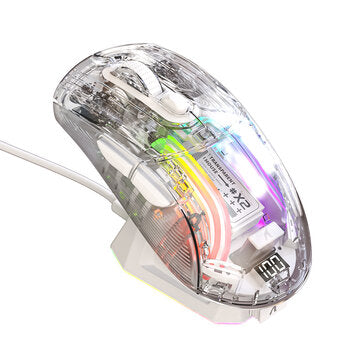 Attack Shark X2 PRO RGB Transparent Shell Gaming Mouse