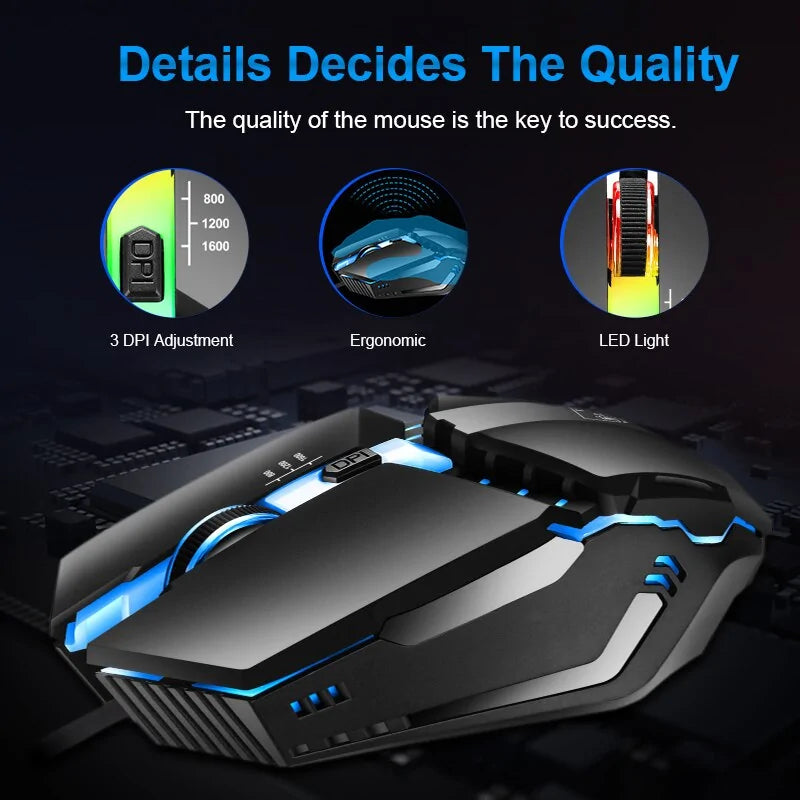 ZGB K3 LED Ergonomic Mouse