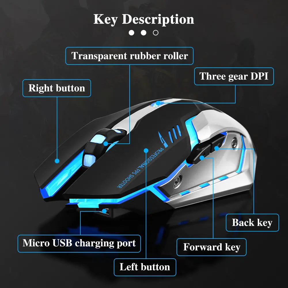 Goojodoq Wireless Bluetooth Mouse