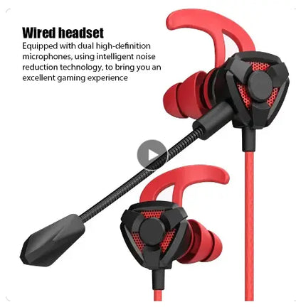 Gaming Wired Earbuds Headset with Mic