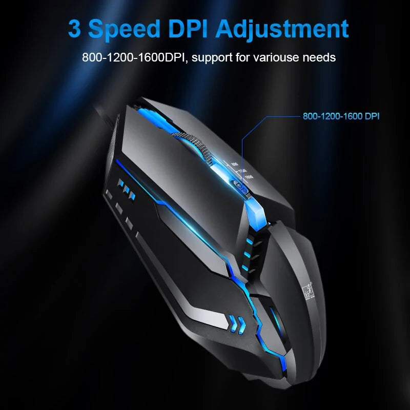 ZGB K3 LED Ergonomic Mouse