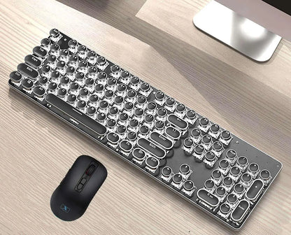 Retro Typewriter Bluetooth Keyboard & Mouse 2