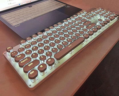 Retro Typewriter Bluetooth Keyboard & Mouse 2