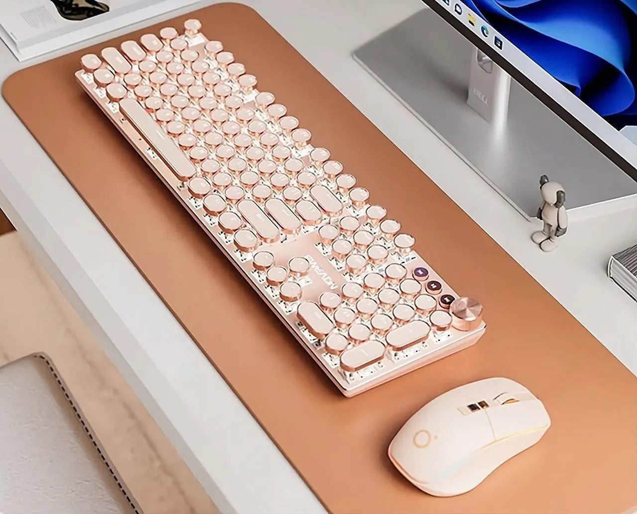 Retro Typewriter Bluetooth Keyboard & Mouse 2